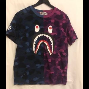 Bape shark shirt